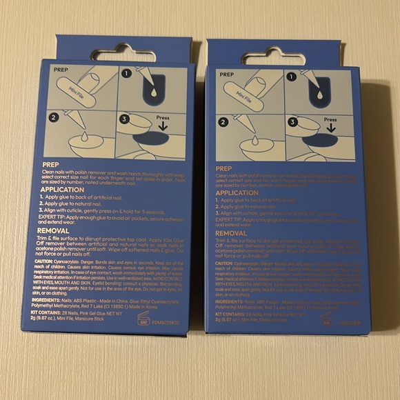 Kiss nails.  Two short, one medium.   NEW - Picture 3 of 7